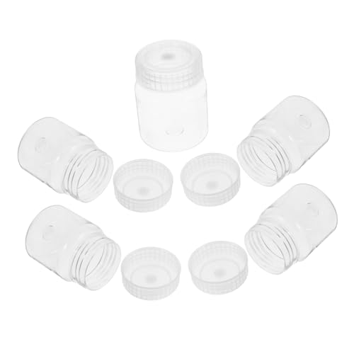 JECOMPRIS 5 Stück Tissue -Kulturflasche Reisebehälter für flüssige Medikamente leerer Container Vorratsbehälter breite Mundflaschen Spenderflasche Leere Lotionstuben Plastik Transparent JECOMPRIS 5 Stück Tissue -Kulturflasche Reisebehälter für flüssige Medikamente leerer Container Vorratsbehälter breite Mundflaschen Spenderflasche Leere Lotionstuben Plastik Transparent von JECOMPRIS