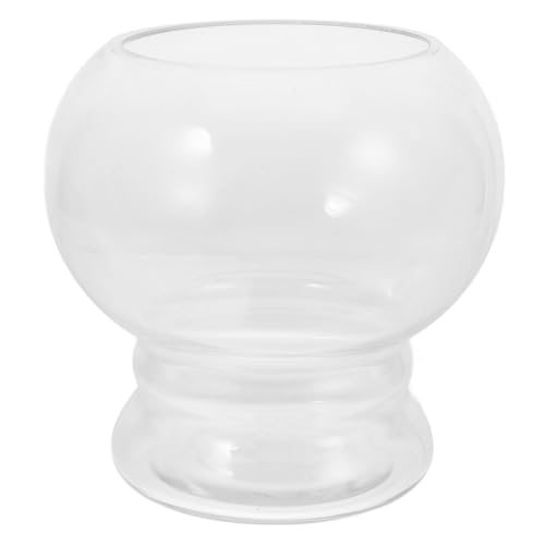 JECOMPRIS Rundes Transparentes Aquarium für Goldfische und Betta Fische Kleiner Desktop Fischtank für Pflanzen und Hydroponik für Begrenzte Räume Dekorativ und Einsetzbar JECOMPRIS Rundes Transparentes Aquarium für Goldfische und Betta Fische Kleiner Desktop Fischtank für Pflanzen und Hydroponik für Begrenzte Räume Dekorativ und Einsetzbar von JECOMPRIS