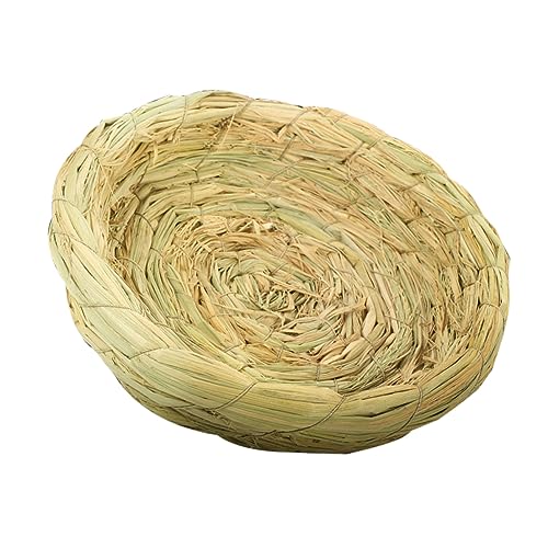 JECOMPRIS Vogelnest Aus Gewebtem Stroh Für Tauben Papageien Und Kaninchen Brutnest Und Lukenhaus Für Vogelzuchtkäfige Ideal Als Gemütliches Nest Für Wellensittiche Und Andere Haustiere JECOMPRIS Vogelnest Aus Gewebtem Stroh Für Tauben Papageien Und Kaninchen Brutnest Und Lukenhaus Für Vogelzuchtkäfige Ideal Als Gemütliches Nest Für Wellensittiche Und Andere Haustiere von JECOMPRIS