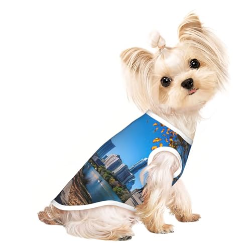 Austin Texas Print Hundebekleidung für kleine Hunde, atmungsaktiv, für Welpen, Kätzchen, Hunde und Katzen Austin Texas Print Hundebekleidung für kleine Hunde, atmungsaktiv, für Welpen, Kätzchen, Hunde und Katzen von JEJEA
