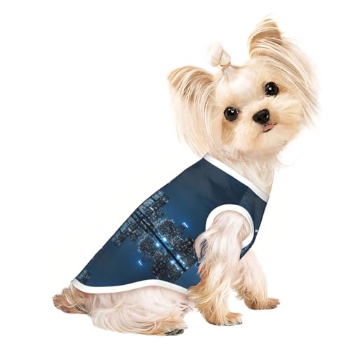 Chicago Hundebekleidung für kleine Hunde, atmungsaktiv, für Welpen, Kätzchen, Hunde, Katzen Chicago Hundebekleidung für kleine Hunde, atmungsaktiv, für Welpen, Kätzchen, Hunde, Katzen von JEJEA