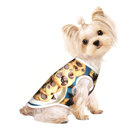 Cookies Food Hundebekleidung für kleine Hunde, atmungsaktiv, für Welpen, Kätzchen, für Haustiere, Hunde, Katzen Cookies Food Hundebekleidung für kleine Hunde, atmungsaktiv, für Welpen, Kätzchen, für Haustiere, Hunde, Katzen von JEJEA