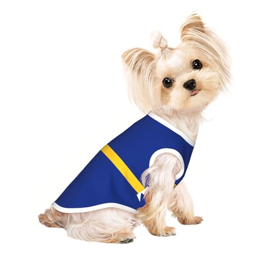 Hundebekleidung für kleine Hunde, atmungsaktiv, Motiv: Flagge von Nauru, für Haustiere, Hunde, Katzen Hundebekleidung für kleine Hunde, atmungsaktiv, Motiv: Flagge von Nauru, für Haustiere, Hunde, Katzen von JEJEA