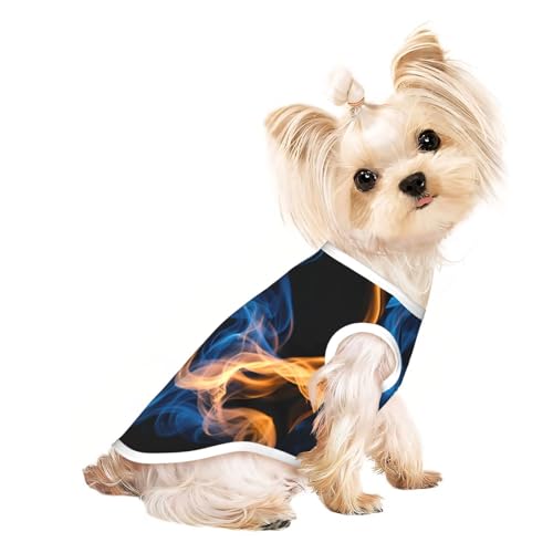 Hundebekleidung für kleine Hunde, atmungsaktiv, für Welpen, Kätzchen, Hunde, Katzen, Blau Hundebekleidung für kleine Hunde, atmungsaktiv, für Welpen, Kätzchen, Hunde, Katzen, Blau von JEJEA