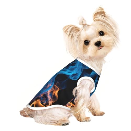 Hundebekleidung für kleine Hunde, atmungsaktiv, für Welpen, Kätzchen, Hunde, Katzen, Blau Hundebekleidung für kleine Hunde, atmungsaktiv, für Welpen, Kätzchen, Hunde, Katzen, Blau von JEJEA