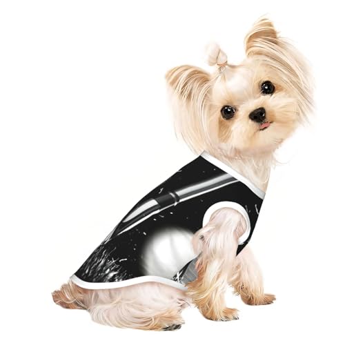 Hundebekleidung für kleine Hunde, atmungsaktiv, für Welpen, Kätzchen, Hunde, Katzen, Schwarz und Weiß Hundebekleidung für kleine Hunde, atmungsaktiv, für Welpen, Kätzchen, Hunde, Katzen, Schwarz und Weiß von JEJEA