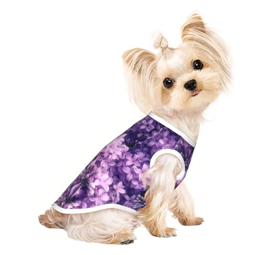 Hundebekleidung für kleine Hunde, atmungsaktiv, für Welpen, Kätzchen, Hunde, Katzen, Violett Hundebekleidung für kleine Hunde, atmungsaktiv, für Welpen, Kätzchen, Hunde, Katzen, Violett von JEJEA