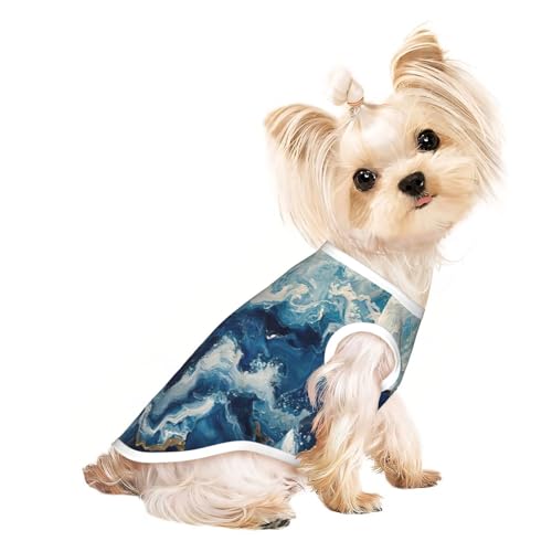 Hundebekleidung mit Aufdruck "Within the Tides", für kleine Hunde, atmungsaktiv, für Welpen, Kätzchen, Hunde und Katzen Hundebekleidung mit Aufdruck "Within the Tides", für kleine Hunde, atmungsaktiv, für Welpen, Kätzchen, Hunde und Katzen von JEJEA