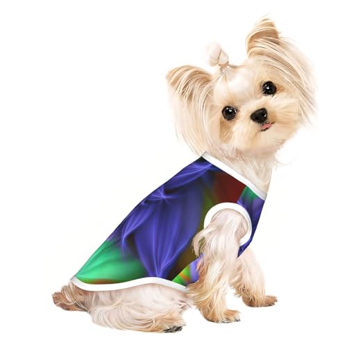 Hundebekleidung mit abstraktem Blumendruck, für kleine Hunde, atmungsaktiv, für Welpen, Kätzchen, Hunde, Katzen Hundebekleidung mit abstraktem Blumendruck, für kleine Hunde, atmungsaktiv, für Welpen, Kätzchen, Hunde, Katzen von JEJEA