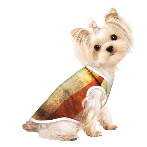 Hundebekleidung mit irischer Flagge, für kleine Hunde, atmungsaktiv, für Welpen, Kätzchen, Hunde, Katzen Hundebekleidung mit irischer Flagge, für kleine Hunde, atmungsaktiv, für Welpen, Kätzchen, Hunde, Katzen von JEJEA