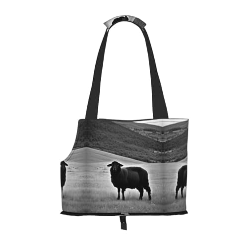 Hundetragetasche mit niedlichem Schaf, Lammdruck, für kleine Hunde, Katzen und Kaninchen Hundetragetasche mit niedlichem Schaf, Lammdruck, für kleine Hunde, Katzen und Kaninchen von JEJEA