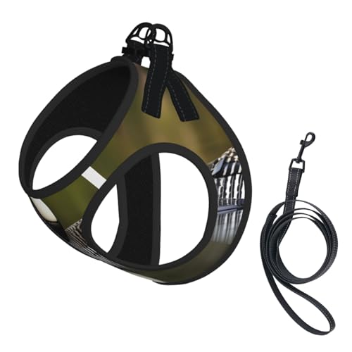 Loon Nature Hundegeschirr und Leine, Set mit Vogeldruck, reflektierend, verstellbar, Welpenweste für kleine, mittelgroße und große Hunde, Katzen Loon Nature Hundegeschirr und Leine, Set mit Vogeldruck, reflektierend, verstellbar, Welpenweste für kleine, mittelgroße und große Hunde, Katzen von JEJEA