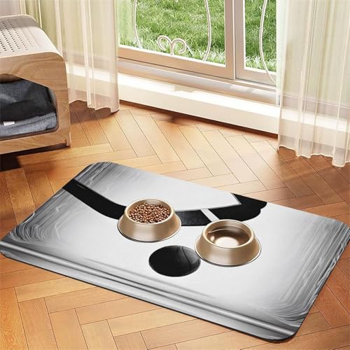 Eishockey-Kunstdruck, saugfähige Leder-Tischdecke, perfekt für Hunde, Katzen und andere Haustiere von JEKYDOSD