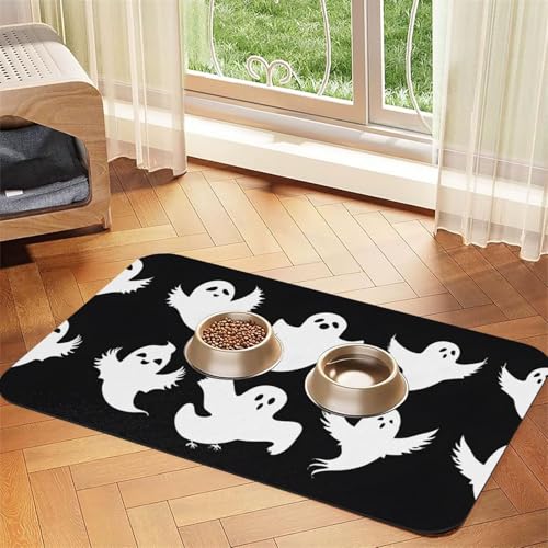 Halloween-Gothic-Druck, saugfähige Leder-Tischdecke, perfekt für Hunde, Katzen und andere Haustiere Halloween-Gothic-Druck, saugfähige Leder-Tischdecke, perfekt für Hunde, Katzen und andere Haustiere von JEKYDOSD