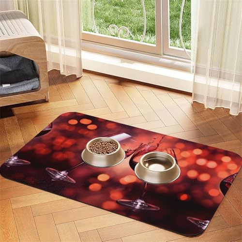 JEKYDOSD Rotweinglas Cheers Print Haustier saugfähige Leder-Tischdecke perfekt für Hunde, Katzen und andere Haustiere JEKYDOSD Rotweinglas Cheers Print Haustier saugfähige Leder-Tischdecke perfekt für Hunde, Katzen und andere Haustiere von JEKYDOSD