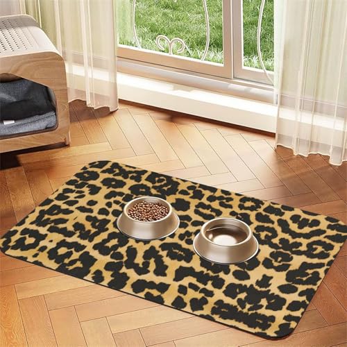 JEKYDOSD Saugfähige Leder-Tischdecke mit Leopardenmuster, perfekt für Hunde, Katzen und andere Haustiere JEKYDOSD Saugfähige Leder-Tischdecke mit Leopardenmuster, perfekt für Hunde, Katzen und andere Haustiere von JEKYDOSD