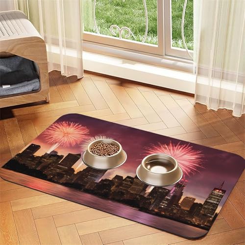 Las Vegas Sonnenuntergang-Druck, saugfähige Leder-Tischdecke, perfekt für Hunde, Katzen und andere Haustiere Las Vegas Sonnenuntergang-Druck, saugfähige Leder-Tischdecke, perfekt für Hunde, Katzen und andere Haustiere von JEKYDOSD