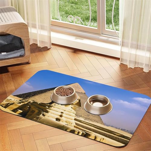 Pyramids of Egypt bedruckte Haustier-Tischdecke aus saugfähigem Leder, perfekt für Hunde, Katzen und andere Haustiere Pyramids of Egypt bedruckte Haustier-Tischdecke aus saugfähigem Leder, perfekt für Hunde, Katzen und andere Haustiere von JEKYDOSD