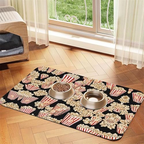 Saugfähige Leder-Tischdecke mit Popcorn-Aufdruck, perfekt für Hunde, Katzen und andere Haustiere Saugfähige Leder-Tischdecke mit Popcorn-Aufdruck, perfekt für Hunde, Katzen und andere Haustiere von JEKYDOSD