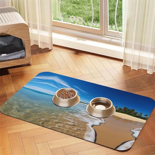 Saugfähige Leder-Tischdecke mit Wellenmotiv, perfekt für Hunde, Katzen und andere Haustiere Saugfähige Leder-Tischdecke mit Wellenmotiv, perfekt für Hunde, Katzen und andere Haustiere von JEKYDOSD