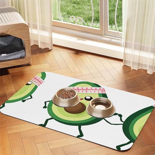 Saugfähige Leder-Tischdecke mit niedlichem Avocado-Druck, perfekt für Hunde, Katzen und andere Haustiere Saugfähige Leder-Tischdecke mit niedlichem Avocado-Druck, perfekt für Hunde, Katzen und andere Haustiere von JEKYDOSD