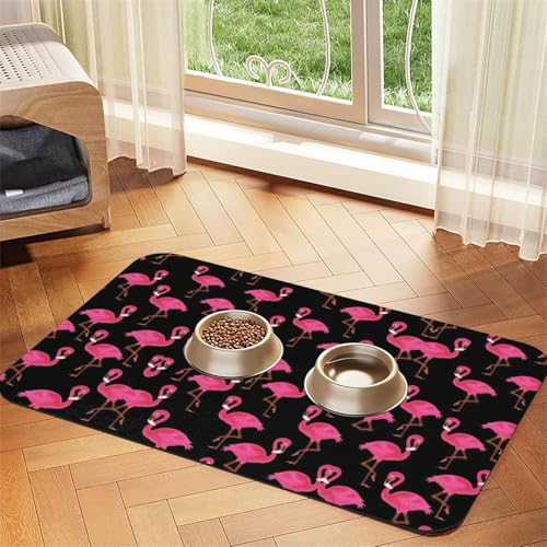 Saugfähige Leder-Tischdecke mit niedlichem Flamingo-Muster, perfekt für Hunde, Katzen und andere Haustiere Saugfähige Leder-Tischdecke mit niedlichem Flamingo-Muster, perfekt für Hunde, Katzen und andere Haustiere von JEKYDOSD