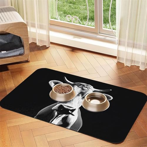 Schwarze und weiße Tischdecke aus Leder mit Kuhmuster, saugfähig, perfekt für Hunde, Katzen und andere Haustiere Schwarze und weiße Tischdecke aus Leder mit Kuhmuster, saugfähig, perfekt für Hunde, Katzen und andere Haustiere von JEKYDOSD
