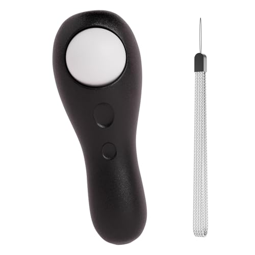 JEROCK Hundetraining Clicker mit Handschlaufe, Trainingsklicker für Haustier wie Hund Katze Pferd Vogel Delfin Welpe, Große Tasten und Lauter Ton (Schwarz) von JEROCK