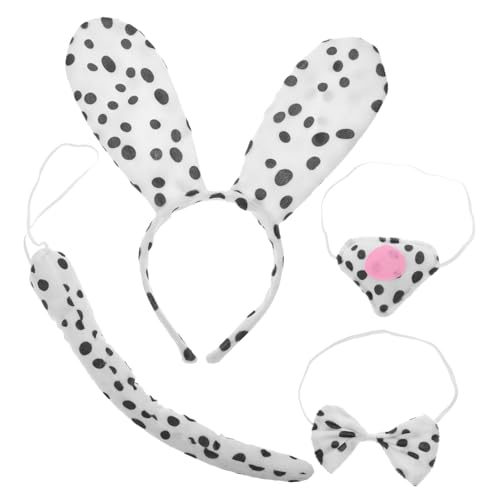 JEWEDECO 1satz Kostümset Für Hunde Teiliges Set Mit Ohren-haarreif Fliege Und Nase Für Cosplay Halloween Und Geburtstagsfeiern Niedliches Design Für Haustiere Für Mädchen Und JEWEDECO 1satz Kostümset Für Hunde Teiliges Set Mit Ohren-haarreif Fliege Und Nase Für Cosplay Halloween Und Geburtstagsfeiern Niedliches Design Für Haustiere Für Mädchen Und von JEWEDECO