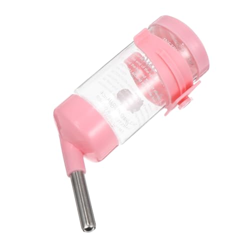 JEWEDECO 2 Stück Auslaufsichere Hamster Trinkflasche Bpa Frei Automatische Wasserversorgung Wasserfestes Trinksystem für Kleintiere Kaninchen Chinchilla Geeignet von JEWEDECO
