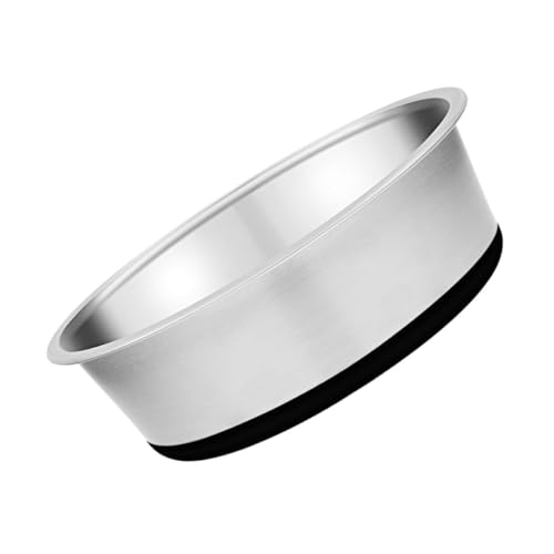JEWEDECO Edelstahl Hundenapf mit Rutschfestem Boden Stabiler Futternapf für Hunde und Katzen Robust Spülmaschinenfest Ergonomische Gestaltung für Komfortables Fressen und Trinken von JEWEDECO