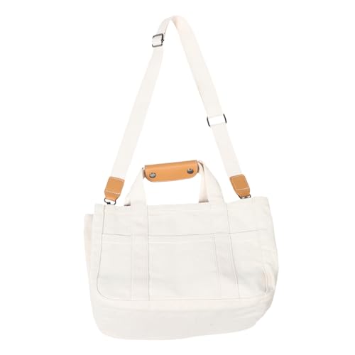 JEWEDECO Große Reisetasche Damen Organisationstasche Mit Viel Stauraum Leicht Zu Reinigen Canvas-Tragetasche Für Schule Und Freizeit von JEWEDECO