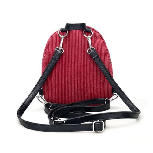 JEWEDECO Mini-Rucksack Für Damen Reisetasche in Kontrastfarbe Tagesrucksack Leicht Und Geräumig Für Schule Und Ausflüge von JEWEDECO