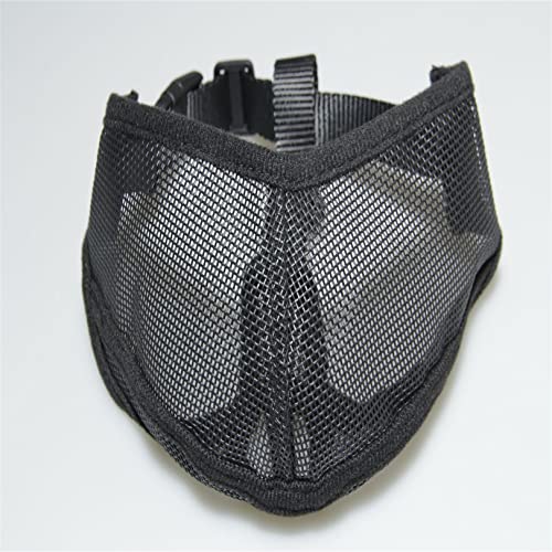 JEYANG Atmungsaktiver Hunde-Mundschutz aus Nylon-Mesh, Anti-Biss-Maulkörbe für Katzen, Haustier-Mundschutz, um Beißen und Schreien zu verhindern,Schwarz XL JEYANG Atmungsaktiver Hunde-Mundschutz aus Nylon-Mesh, Anti-Biss-Maulkörbe für Katzen, Haustier-Mundschutz, um Beißen und Schreien zu verhindern,Schwarz XL von JEYANG