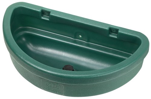 JFC Futtertrog für Pferde - Türmodell - Boxen-Futtertrog - 16 Liter - dunkelgrün - EQ10 von JFC