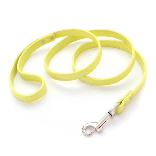 120 cm Lange, Einfarbige Hundeleine Aus Leder, Leicht Zu Reinigende Hundeleine, Gehtrainingsleine Für Haustiere, Geeignet Für Kleine Und Mittelgroße Hunde Und Katzen,A,S 1,5 Cm-120 cm 120 cm Lange, Einfarbige Hundeleine Aus Leder, Leicht Zu Reinigende Hundeleine, Gehtrainingsleine Für Haustiere, Geeignet Für Kleine Und Mittelgroße Hunde Und Katzen,A,S 1,5 Cm-120 cm von JFERDX