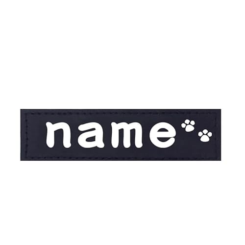 2 Stück K9 Hundegeschirr-Halsband, PU-Leder-Tag-Aufkleber, Patch, Anti-Verlust-Hundenamensschild, Namensschild, Haustiergeschirr-Name, Telefonnummer, Namensschild, Personalisierter Katzen- Und Hu 2 Stück K9 Hundegeschirr-Halsband, PU-Leder-Tag-Aufkleber, Patch, Anti-Verlust-Hundenamensschild, Namensschild, Haustiergeschirr-Name, Telefonnummer, Namensschild, Personalisierter Katzen- Und Hu von JFERDX