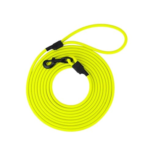 5M/10M Outdoor wasserdichte PVC-Hundeleine, Einfarbige Haustierleine, Leicht Zu Reinigende Hundeleine, Hundecamping-Trainingsleine, Geeignet Für Kleine, Mittlere Und Große Hunde,Gelb,S 1,2M 5M/10M Outdoor wasserdichte PVC-Hundeleine, Einfarbige Haustierleine, Leicht Zu Reinigende Hundeleine, Hundecamping-Trainingsleine, Geeignet Für Kleine, Mittlere Und Große Hunde,Gelb,S 1,2M von JFERDX