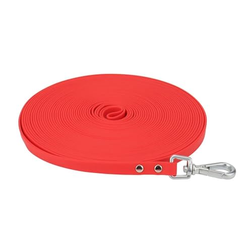 Einfarbige Haustierleine, PVC, wasserdichte Hundeleine, Katzenleine, Outdoor-Hundelauftrainingsleine, Geeignet Für Kleine, Mittlere Und Große Hunde,F,3XL 20m von JFERDX