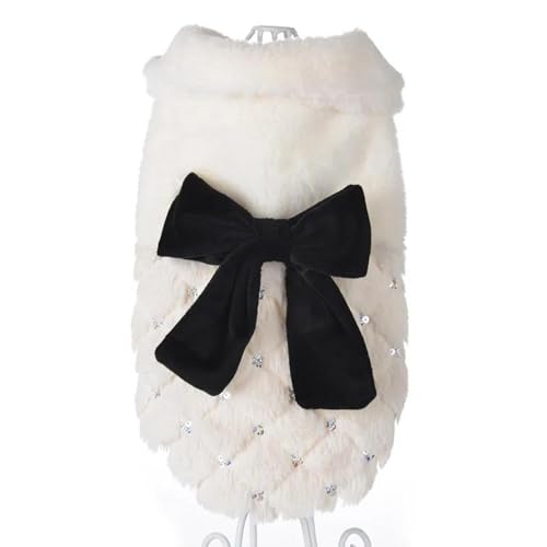 Herbst Und Winter Warme Haustier-Manteljacke, Luxuriöses Fell, Kleine Und Mittelgroße Hunde- Und Katzenkleidung, Elegante Chihuahua, Yorkshire, Mops, Labrador-Kleidung, Overalls,Weiß,L Herbst Und Winter Warme Haustier-Manteljacke, Luxuriöses Fell, Kleine Und Mittelgroße Hunde- Und Katzenkleidung, Elegante Chihuahua, Yorkshire, Mops, Labrador-Kleidung, Overalls,Weiß,L von JFERDX