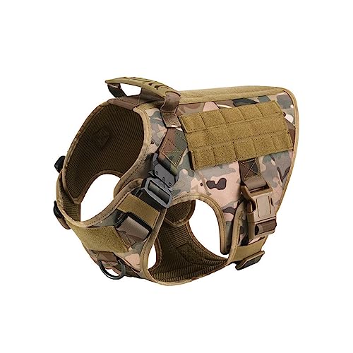 K9 Deutscher Schäferhund, Französische Bulldogge, Outdoor, Camping, Jagd, Trainingsgeschirr, Militärisches Taktisches Hundegeschirr Mit Metallschnalle, Verstellbares Hundegeschirr Aus Robust K9 Deutscher Schäferhund, Französische Bulldogge, Outdoor, Camping, Jagd, Trainingsgeschirr, Militärisches Taktisches Hundegeschirr Mit Metallschnalle, Verstellbares Hundegeschirr Aus Robust von JFERDX