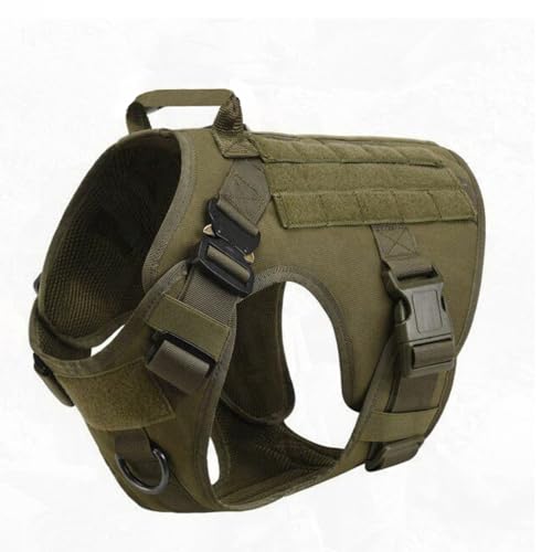 K9 Deutscher Schäferhund, Französische Bulldogge, Outdoor, Camping, Jagd, Trainingsgeschirr, Militärisches Taktisches Hundegeschirr Mit Metallschnalle, Verstellbares Hundegeschirr Aus Robust K9 Deutscher Schäferhund, Französische Bulldogge, Outdoor, Camping, Jagd, Trainingsgeschirr, Militärisches Taktisches Hundegeschirr Mit Metallschnalle, Verstellbares Hundegeschirr Aus Robust von JFERDX