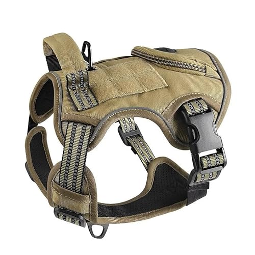Militärisches Taktisches Hundegeschirr, Verstellbares Nylon-Hundegeschirr, Nylon-großes Geschirr, Labrador, Deutscher Schäferhund, Französische Bulldogge, Camping, Jagd, Trainingsgeschirr,Khaki, Militärisches Taktisches Hundegeschirr, Verstellbares Nylon-Hundegeschirr, Nylon-großes Geschirr, Labrador, Deutscher Schäferhund, Französische Bulldogge, Camping, Jagd, Trainingsgeschirr,Khaki, von JFERDX