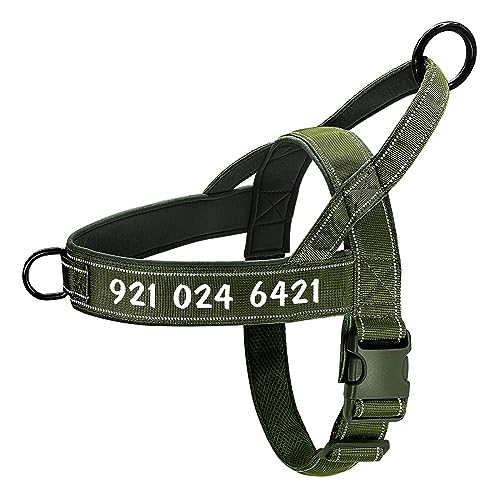 Militärisches Taktisches Hundegeschirr Für Den Außenbereich, Personalisierbar, Strapazierfähiges Nylon-Hundegeschirr, Reflektierende Hundegeschirr-Weste, Maßgeschneiderte Trainingsgeschirr-W Militärisches Taktisches Hundegeschirr Für Den Außenbereich, Personalisierbar, Strapazierfähiges Nylon-Hundegeschirr, Reflektierende Hundegeschirr-Weste, Maßgeschneiderte Trainingsgeschirr-W von JFERDX