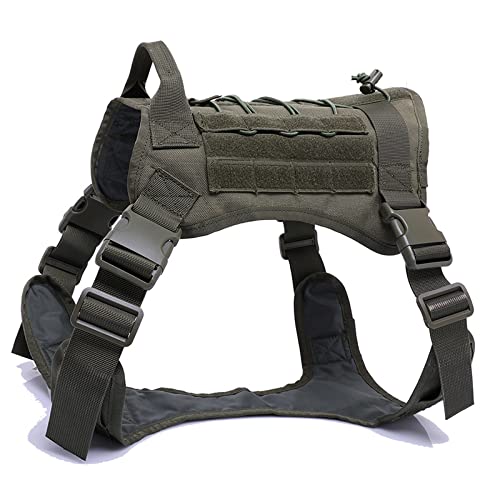 Militärisches Taktisches Robustes Nylon-Hundegeschirr Für Draußen, Haustier-Trainingsgeschirr, Weste, Hundegeschirr Und Leine, Set Für Deutscher Schäferhund, Labrador, Camping, Jagd, Hundege Militärisches Taktisches Robustes Nylon-Hundegeschirr Für Draußen, Haustier-Trainingsgeschirr, Weste, Hundegeschirr Und Leine, Set Für Deutscher Schäferhund, Labrador, Camping, Jagd, Hundege von JFERDX