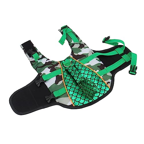 Outdoor Pet Floater Schwimmweste, Glänzende Hundebadebekleidung, Sicherheitskleidung, Weste, Verstellbare Hundebadebekleidung, Strand, Pool, Hundeschwimmweste, Reflektierend, Bequeme Hundebadebekleidung,Grün,XS Outdoor Pet Floater Schwimmweste, Glänzende Hundebadebekleidung, Sicherheitskleidung, Weste, Verstellbare Hundebadebekleidung, Strand, Pool, Hundeschwimmweste, Reflektierend, Bequeme Hundebadebekleidung,Grün,XS von JFERDX