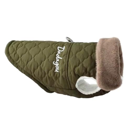 Outdoor wasserdichte Pelzkragen-Hundejacke, Herbst Und Winter, Warme Fleece-Hundejacke, Kleidung, Kleine Und Mittelgroße Hundejacke, Haustierweste, Chihuahua-Yorkie-Mantel, Mops-Kleidung,Grü Outdoor wasserdichte Pelzkragen-Hundejacke, Herbst Und Winter, Warme Fleece-Hundejacke, Kleidung, Kleine Und Mittelgroße Hundejacke, Haustierweste, Chihuahua-Yorkie-Mantel, Mops-Kleidung,Grü von JFERDX