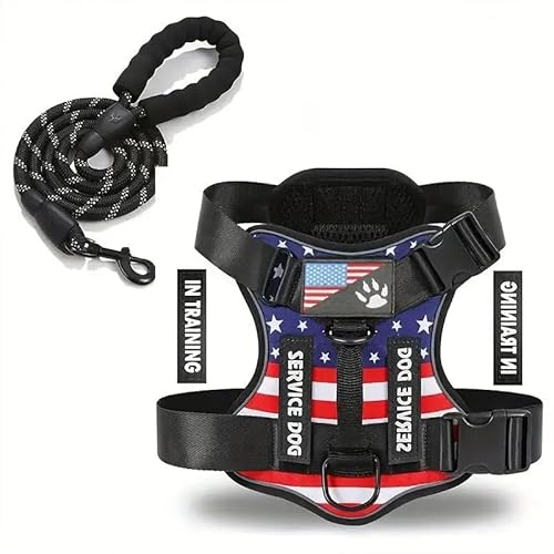 Reflective Dog Walking -Training Im Freien Und Leine Setzen Keine Verstellbaren Nylon -Hundekabelbaumweste Für Mittel- Und Große Hunde,D,Xs von JFERDX