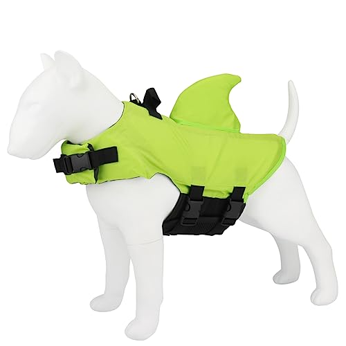 Sommer Haustier Schwimmweste Hund Badeanzug Bequeme Verstellbare Haustier Bademode Mode Hund Schwimmweste Strand Pool Hund Schwimmen Bademode Kleidung,Grün,M von JFERDX