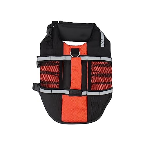 Strand Pool Bequemer Haustier-Badeanzug Mesh Atmungsaktive Haustier-Badebekleidung Sommer-Hunde-Badeanzug-Mantelweste Outdoor-Mode Reflektierende Hundeschwimmweste-Kleidung,Orange,XS Strand Pool Bequemer Haustier-Badeanzug Mesh Atmungsaktive Haustier-Badebekleidung Sommer-Hunde-Badeanzug-Mantelweste Outdoor-Mode Reflektierende Hundeschwimmweste-Kleidung,Orange,XS von JFERDX